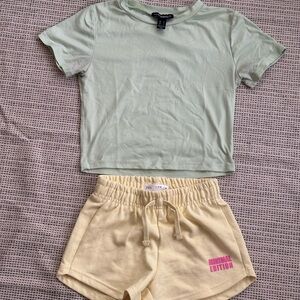 Essentials short and Zara short’s matching set for girls; Comfy and cozy!